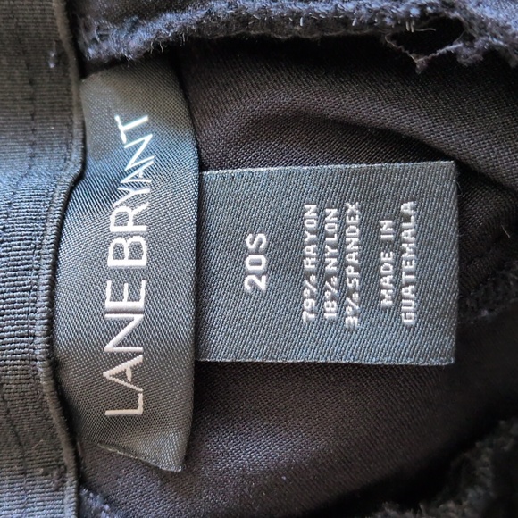 Lane Bryant Signature Fit Boot The Allie Black Pants - 20S - Picture 6 of 6